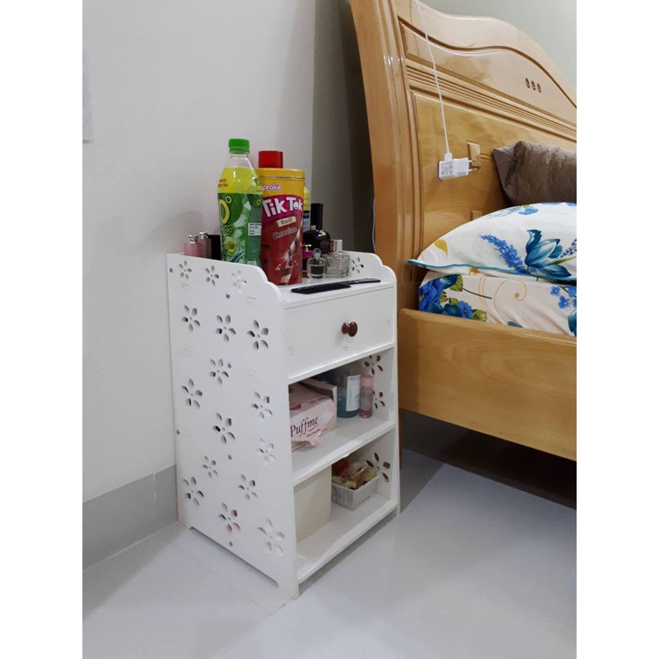[Giá xưởng]Kệ đầu giường ngăn kéo hoa đơn.IG159
