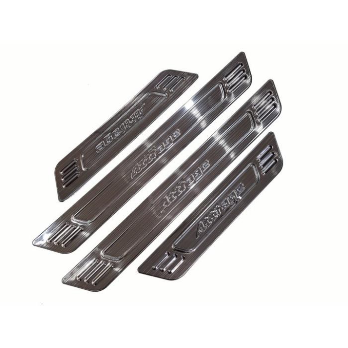 Ốp Bậc Trong Ngoài Titan Xe Mitsu Attrage 2018 2019 2020 2021