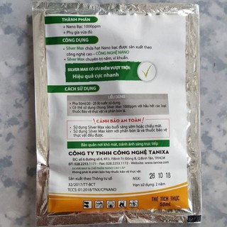 Thuốc trừ nấm, vi khuẩn Silver max 1000pm