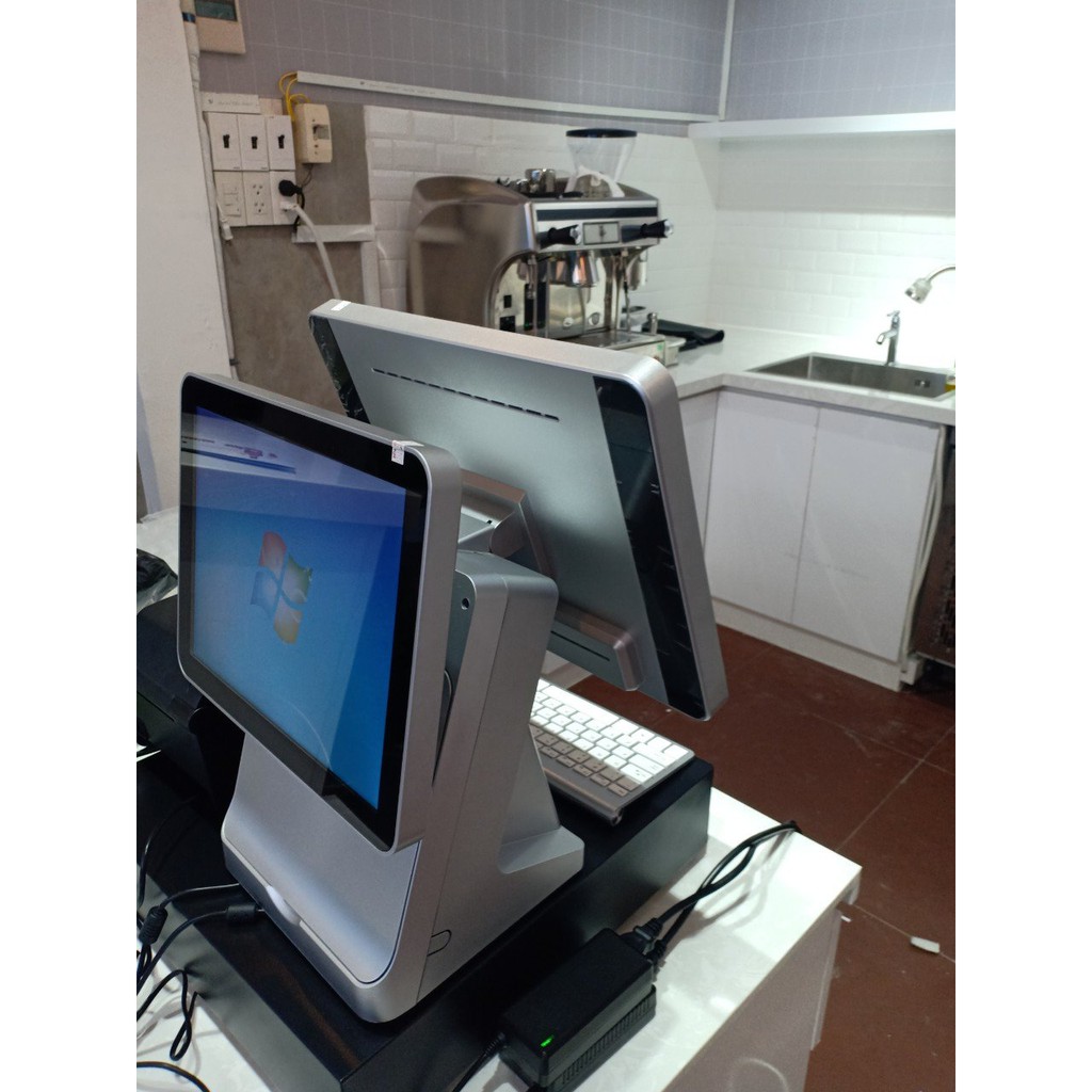 Máy Pos 2 MÀN HÌNH NAKA 2525 Cấu Hình Core i3 | BigBuy360 - bigbuy360.vn