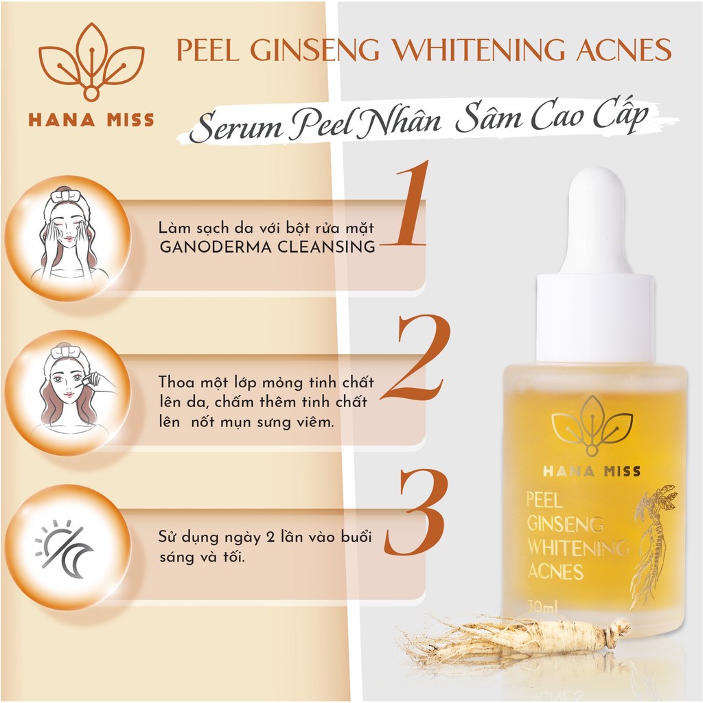Serum mụn Hana Miss ⚡100% KHỎI MỤN⚡ xóa thâm sạm nám tái tạo da | BigBuy360 - bigbuy360.vn