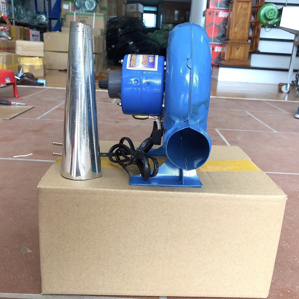 QUẠT KHÒ BẾP CÔNG NGHIỆP, BỄ THỔI LỬA 85W Có Chiết Áp