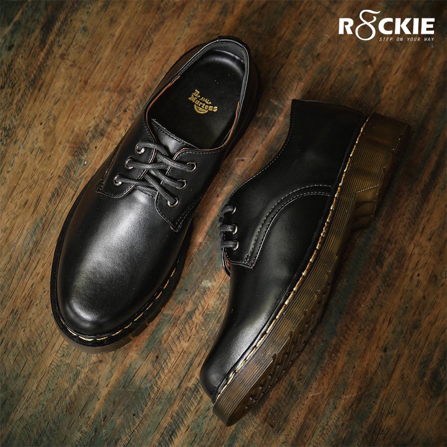 Giày nam da thật Dr Martens 1461- Da nappa cao cấp nhập khẩu - Màu đen - DRAD03DE  - R8ckie Official | BigBuy360 - bigbuy360.vn
