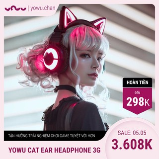 Tai Nghe Tai Mèo Demon Dance YOWU CAT EAR HEADPHONE 3G Tận Hưởng Trải Nghiệm Gaming Cao Cấp.