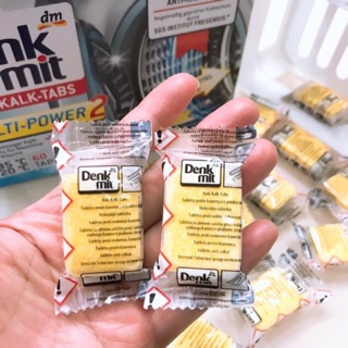 🌪viên vệ sinh lồng giặt denk mit