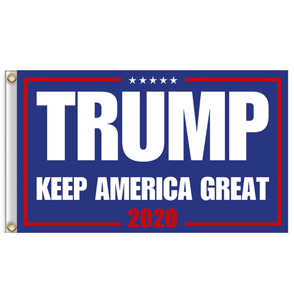 Lá cờ ủng hộ tổng thống Donald j. Trump