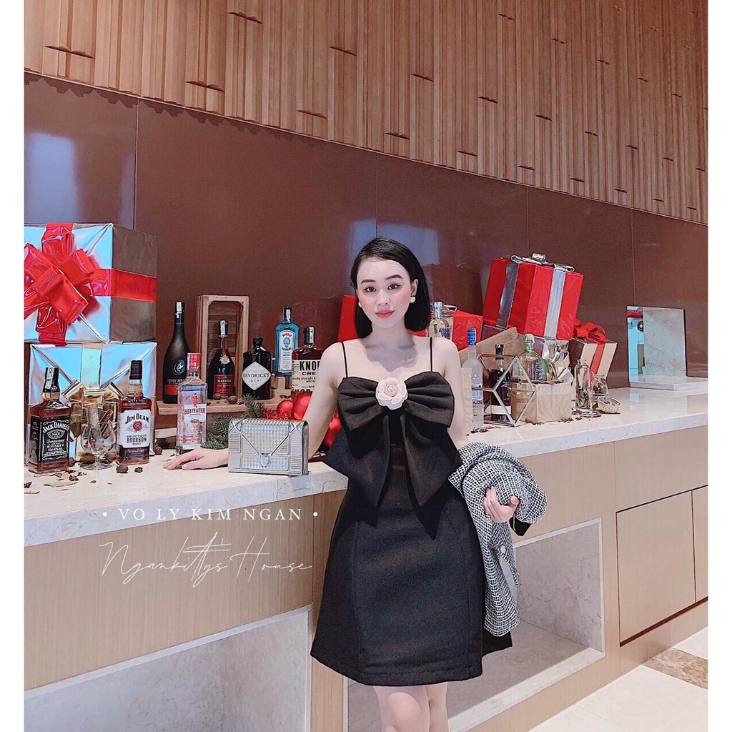 Váy Nữ, Đầm Hai Dây  Body Nơ Ngực Quyến Rũ | BigBuy360 - bigbuy360.vn