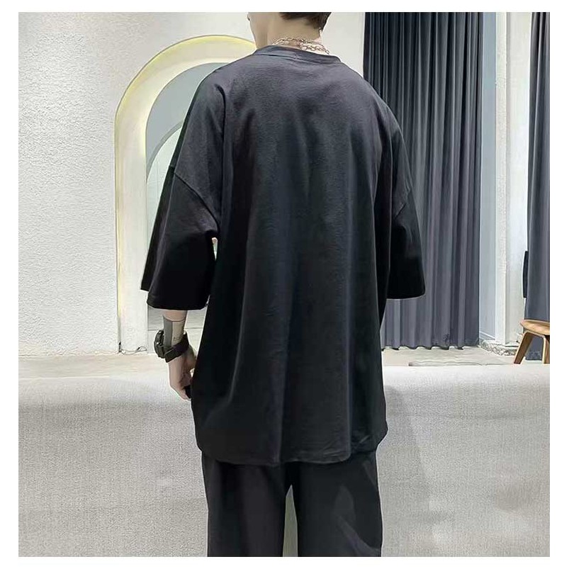 Áo Phông/Thun Tay Lỡ Nam Nữ Leafa Form Dáng Rộng Outfit Unisex Chất Cotton Bigsize 80Kg AP03