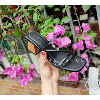 guốc vân gỗ _ dây mảnh ( có bigsize)