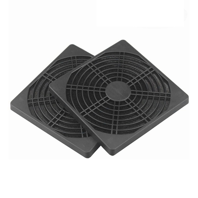 2 cái Bảo vệ quạt gió chống bụi ABS Máy tính thông gió Nướng 120mm Bộ lọc quạt Lưới che dụng cụ Bộ lọc quạt miễn phí