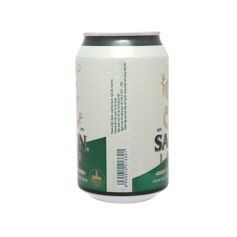 THÙNG BIA SAIGON LAGER [ 330ML x 24 Lon]