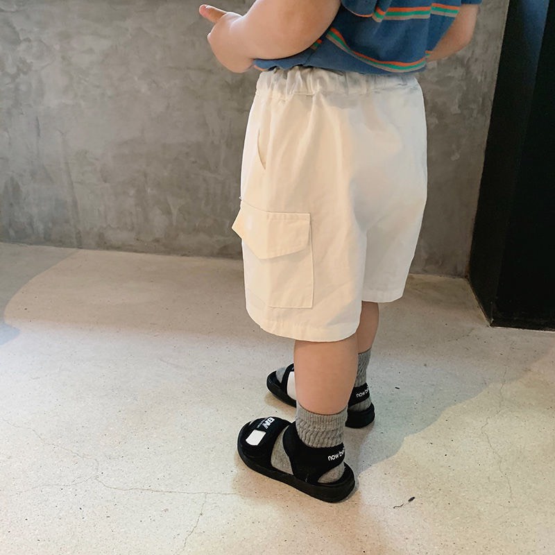 Quần Short Đùi Kaki Trơn Túi Hộp Cho Bé Trai &amp; Bé Gái Quần Sooc Xuất Hàn Cực Đep Cho Bé - Moobaby Shop