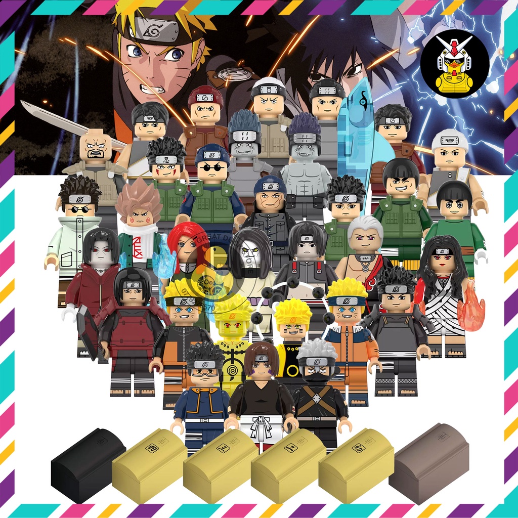 KDL803 KDL804 KDL806 KDL807 KDL809 KDL812  Mô Hình Naruto Đồ Chơi Nhân Vật Naruto Kakashi Obito Itachi