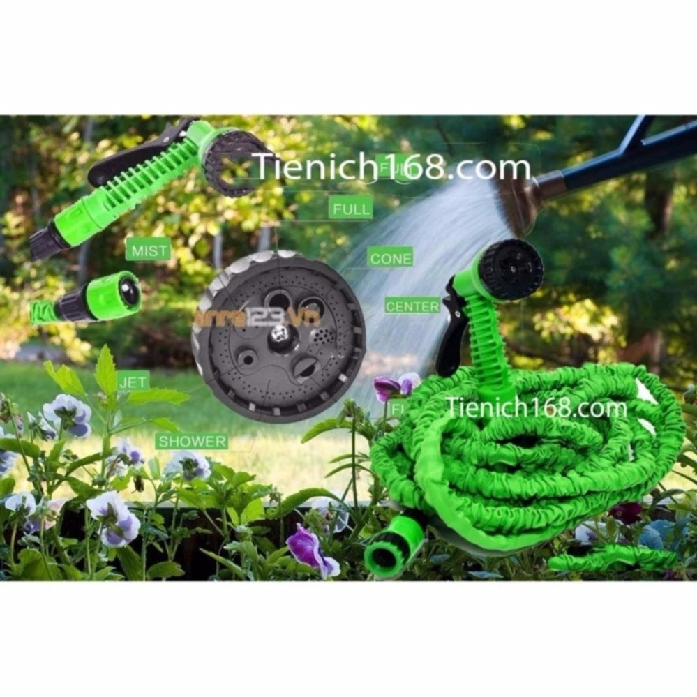 Bộ vòi rửa xe,tươi cây giãn nở MAGIC HOSE 15M RCB119