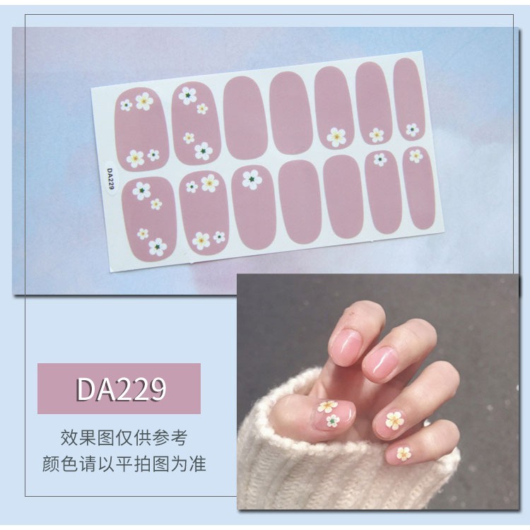 Bộ sticker dán móng tay trang trí 3D DA200-DA239