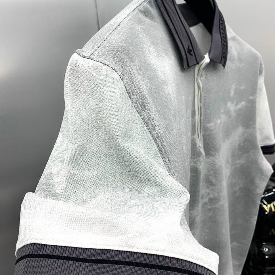 Áo thun nam thiết kế vải cá sấu cotton cao cấp ngắn tay cực sang trọng và lịch lãm - P04 | BigBuy360
