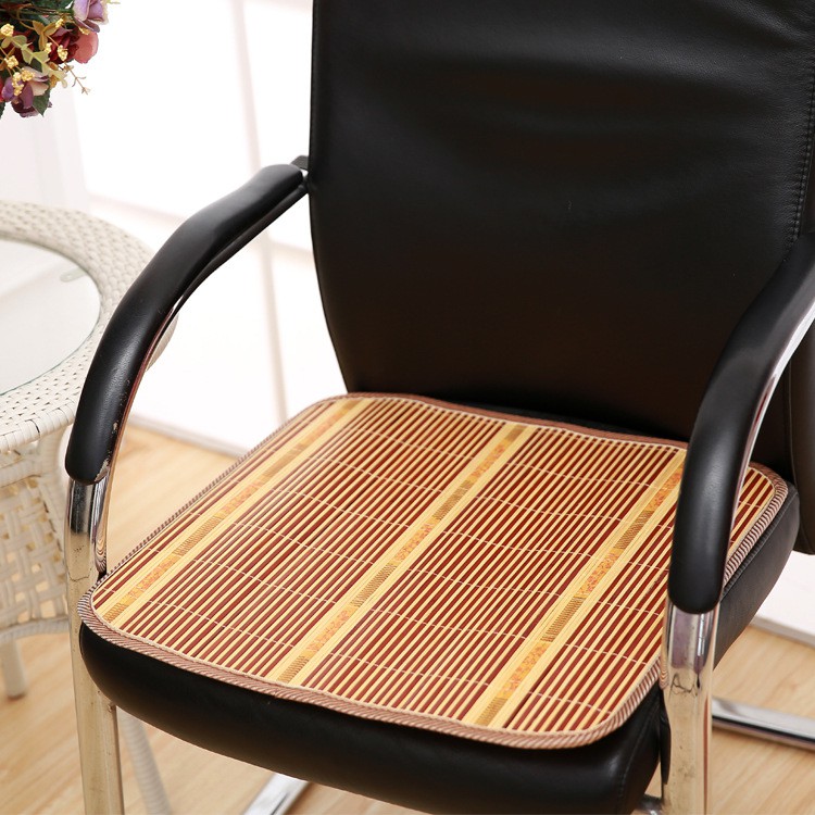 Miếng Đệm Lót Ghế Ngồi Bằng Tre Cho Văn Phòng/ Xe Hơi Tiện Dụng