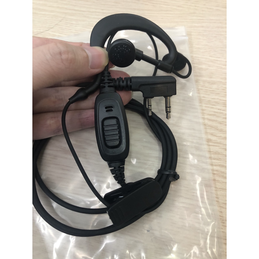 Tai nghe Bộ đàm BN-120 Nút bấm PTT cao cấp, độ bền cao, bảo hành 1 đổi 1 trong 1 tháng sử dụng.