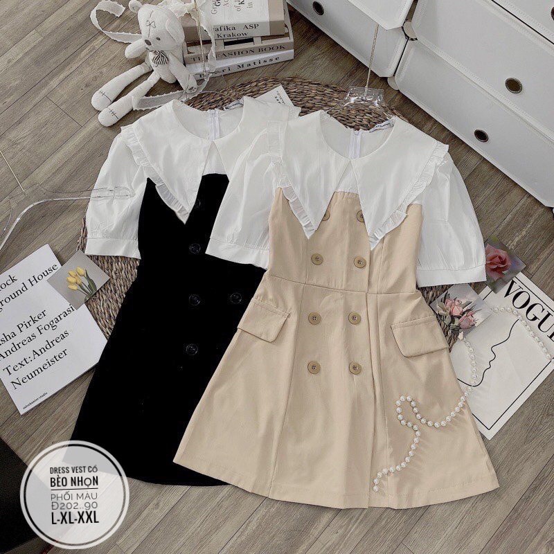 Đầm vest tiểu thư bigsize