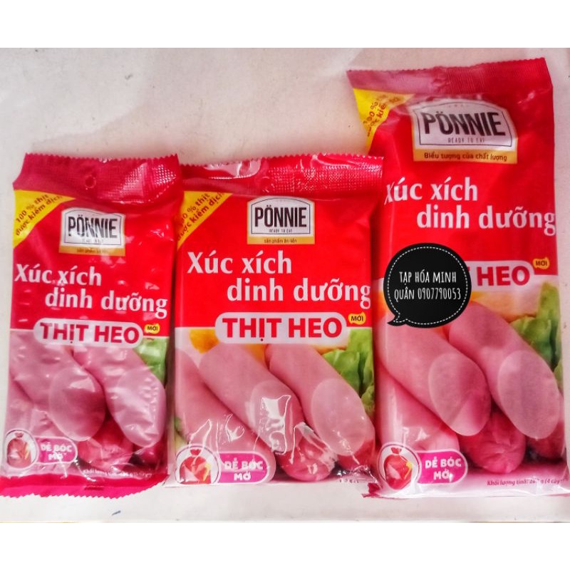 XÚC XÍCH DINH DƯỠNG PONNIE