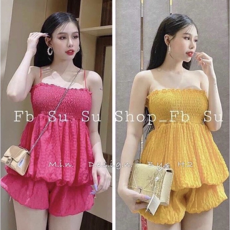 Set Đũi Xốp 2 Dây Bí (Hàng Loại 1) Bộ Đũi 2S Mùa Hè Hot Trend