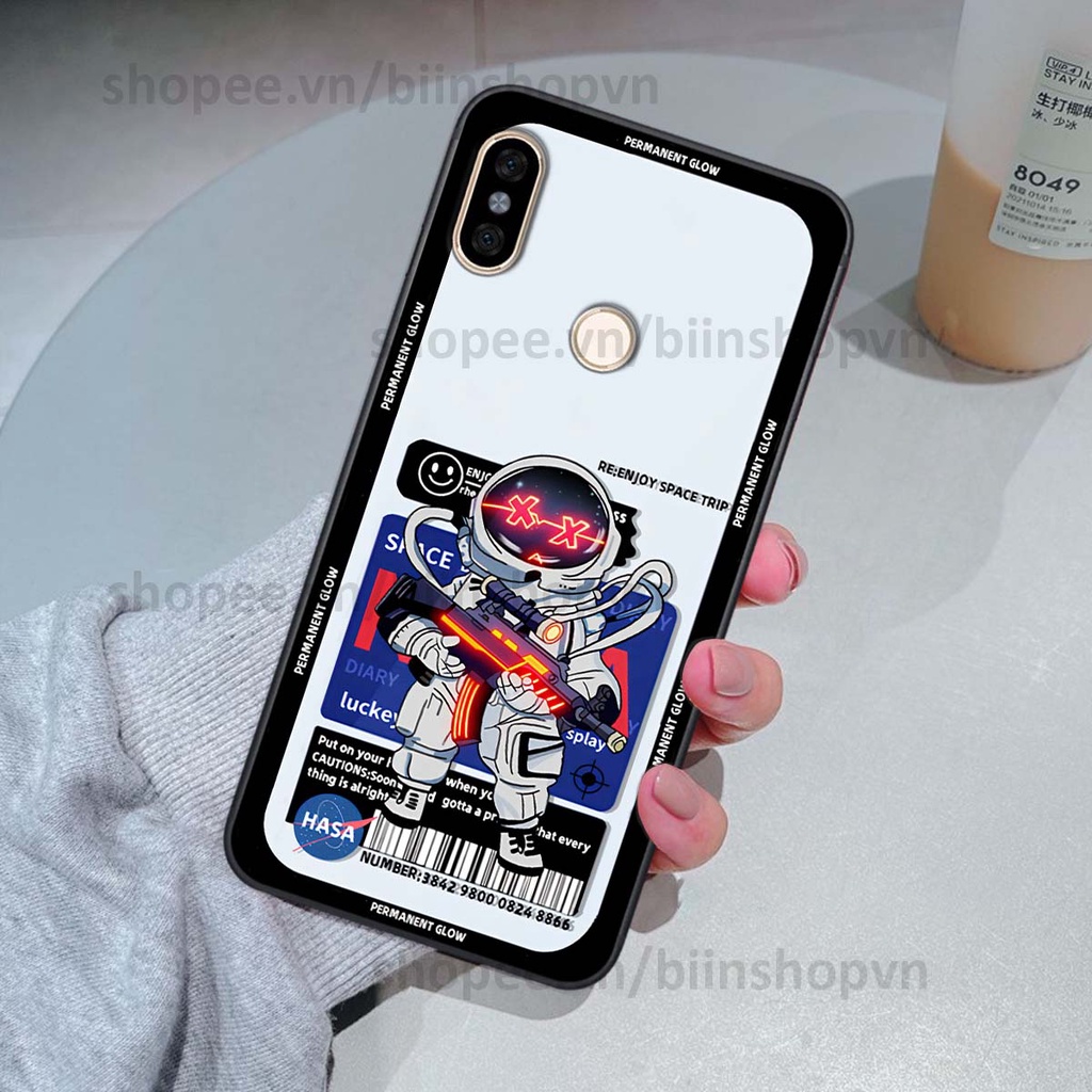 Ốp Xiaomi Redmi Note 5 / Note 6 phi hành gia vũ trụ space.x siêu đẹp, thời trang