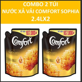 COMBO 2 túi Nước xả vải Comfort Nước hoa Sophia 2.4LX2
