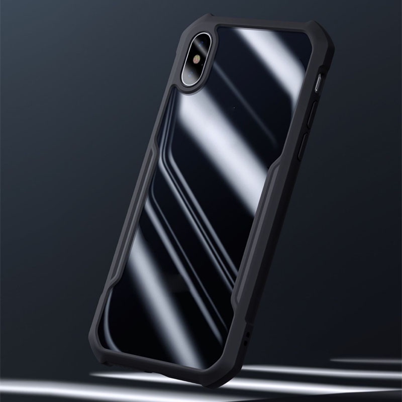 Ốp lưng XUNDD iPhone X / XS / XR / XS Max Mặt lưng trong, Viền TPU, Chống sốc