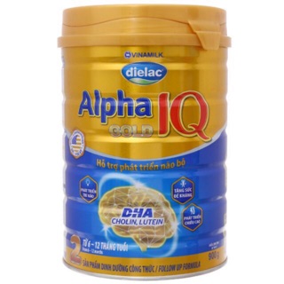 Sữa Dielac Alpha Gold Step 2 900g (6-12 tháng)