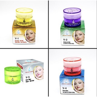 KEM NHẬT VIỆT V1 V2 V3 V4 NGOC TRAI ĐEN SỮA ONG CHÚA V-1 V-2 V-3 V-4