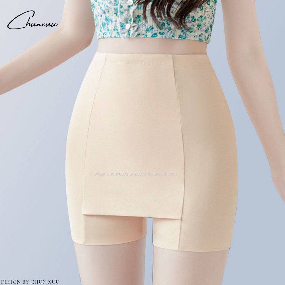 Quần mặc váy vải cotton lạnh thoáng mát thiết kế chống lộ cao cấp không cuộn, không hằn - ChunXuu QV04