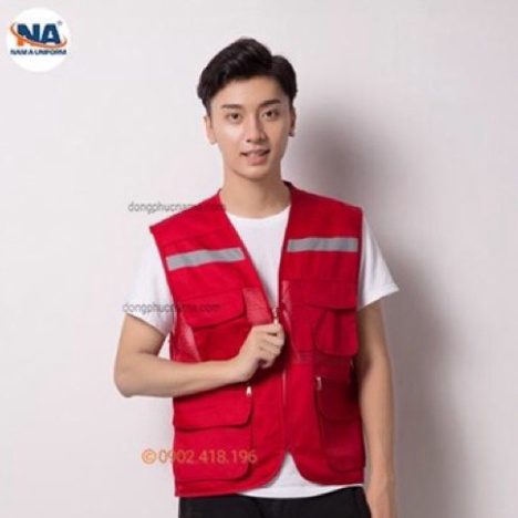 Áo ghi lê kỹ sư bảo hộ lao động Nam Á, loại cao cấp (có phản quang) [DOO SAFETY]