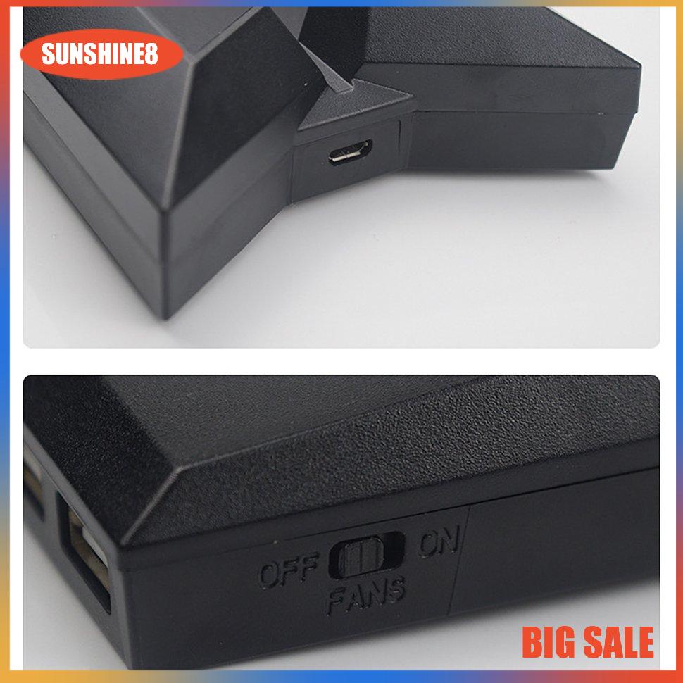 【SUN】For PS4/PS4 Slim Vertical Stand With Cooling Fan Dual Controller Charger