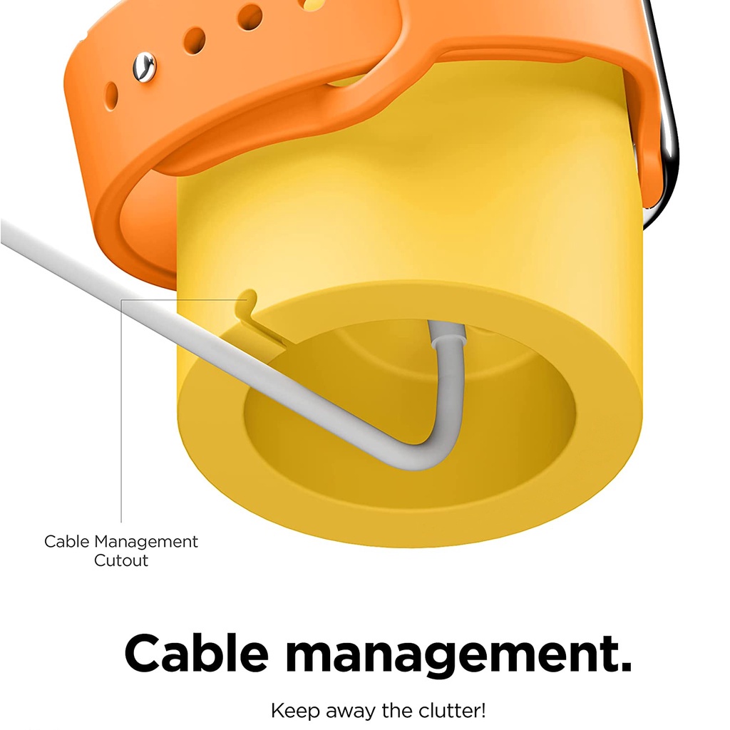 Cute little yellow duck cartoon watch stand for Apple Watch7654321SE series watch using watch charging stand