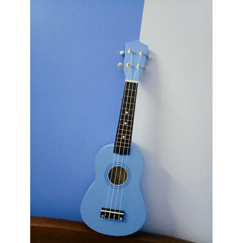 [GIAO NHANH 2H] Đàn Ukulele Gỗ Xanh Da Trời WOIM Soprano Size 21inch 53cm (Mua 1 Tặng 5)