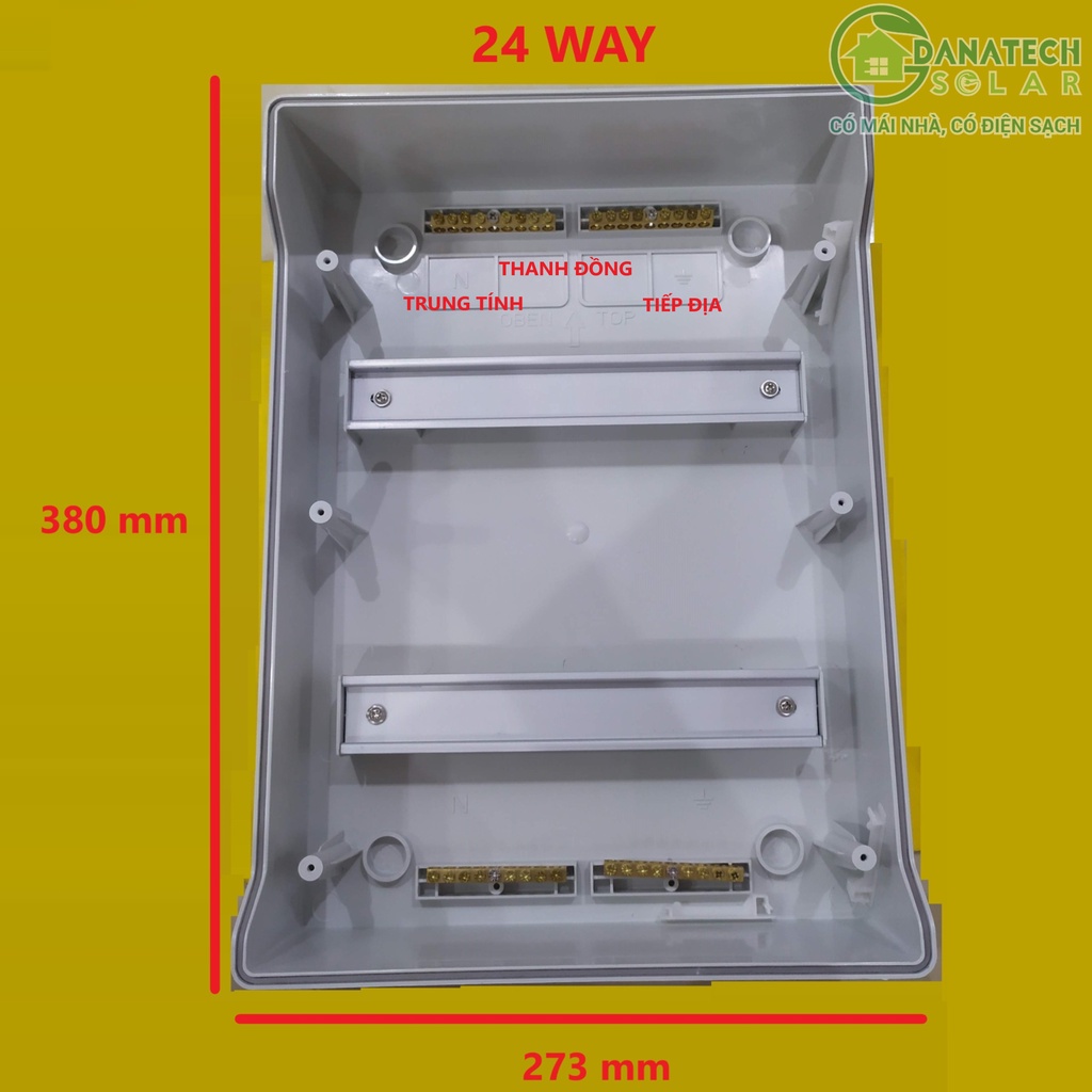 Vỏ tủ điện nhựa nổi Suntree chống bụi, chống nước IP65 4-9-12-18-24 Module