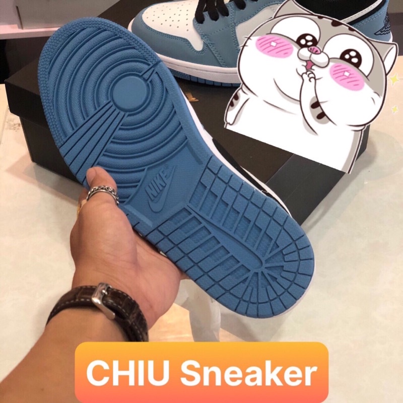 [ CHIU Sneaker ] Giày thể thao jd1 low blue phiên bản cao cấp giày sneaker jd1 low xanh dương