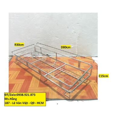 KỆ ÚP CHÉN LY CÓ LÙA MÓC TREO TƯỜNG INOX CAO CẤP - RO38LC1 -