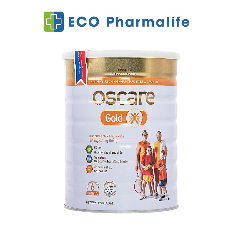 Sữa bột Oscare Gold, dinh dưỡng phục hồi sức khỏe và tăng cường thể lực cho người trên 40 tuổi