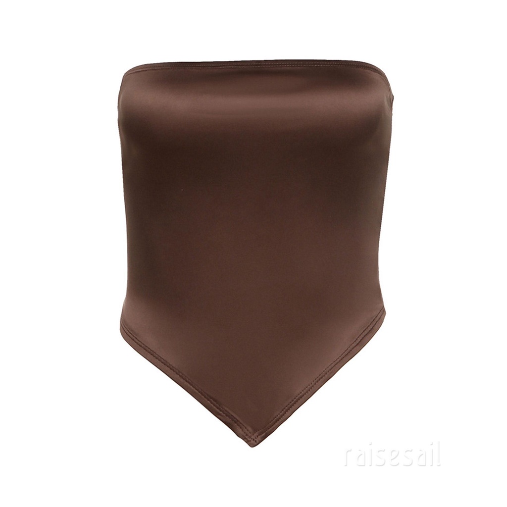 Áo Ống Màu Trơn Đan Dây Lưng Gợi Cảm Cho Nữ | BigBuy360 - bigbuy360.vn