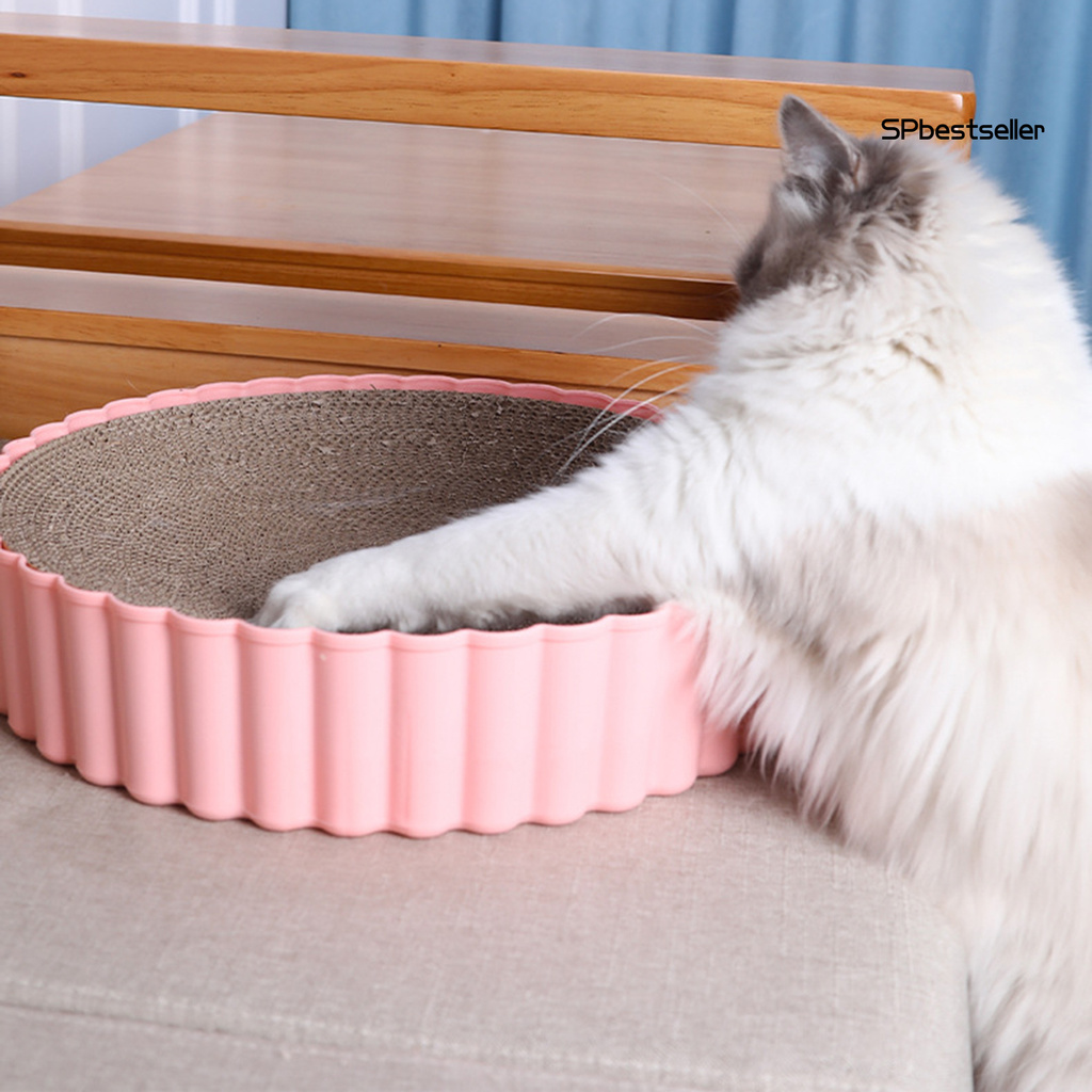 Thảm Tròn Tập Cào Móng Cho Mèo