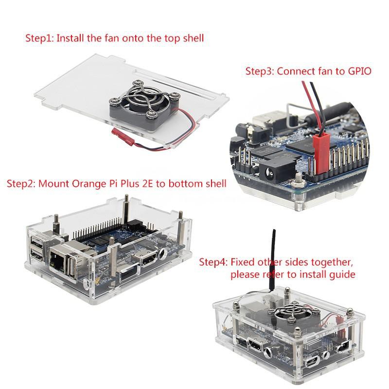 Quạt mini 24mm DC 5v 0.2A dùng cho cả Orange Pi, Raspberry Pi