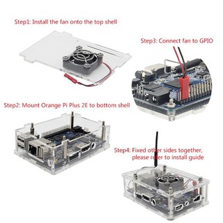 Quạt mini 24mm DC 5v 0.2A dùng cho cả Orange Pi, Raspberry Pi(loại có vít )