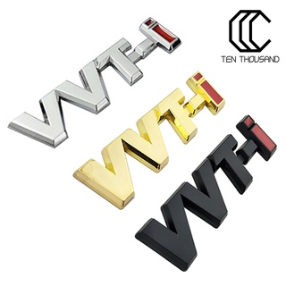 ✧huy hiệu kim loại chữ vvti trang trí xe hơi toyota camry