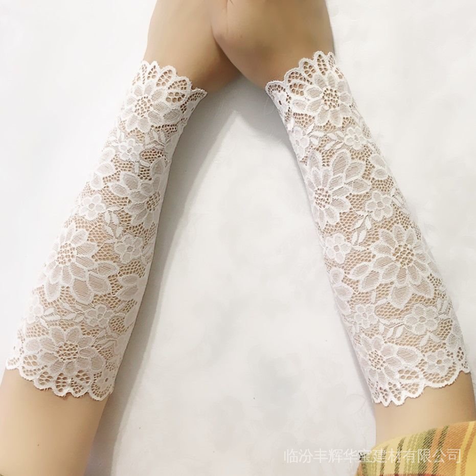 Găng Tay Ren Che Nắng Bảo Vệ Cánh Tay Cổ Tay Họa Tiết Hình Xăm Xinh Xắn