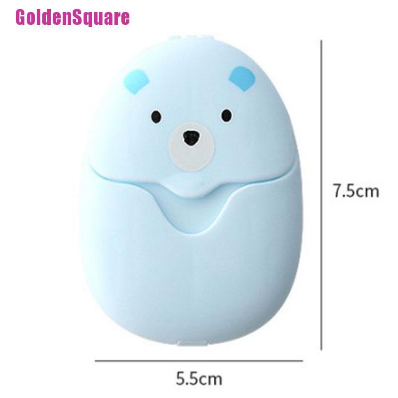 Xà Phòng Giấy Mini Dùng Một Lần Thiết Kế Dễ Thương Tiện Dụng