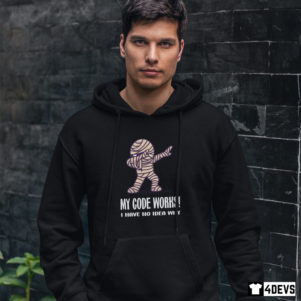 Áo Hoodie nam My Code Works dành cho Lập trình viên