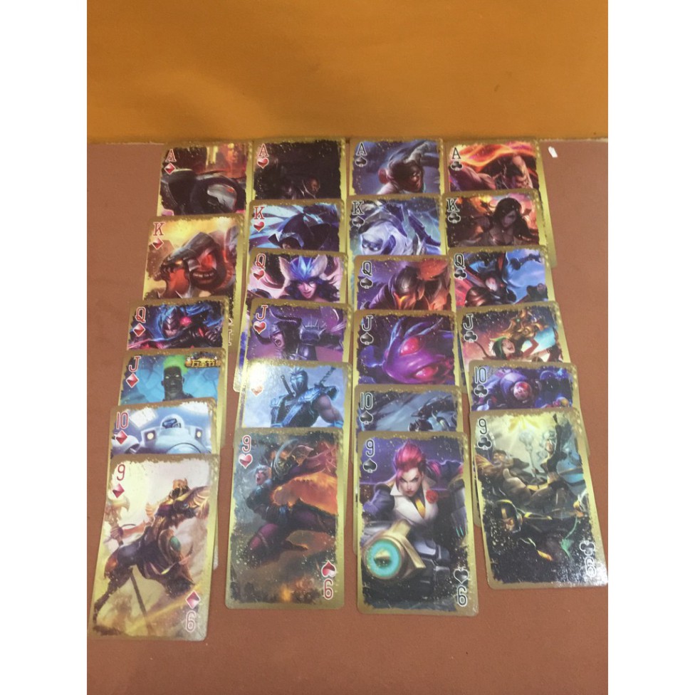 Bộ bài tây 52 lá tú lơ khơ Liên Minh Huyền Thoại / League of Legends / LOL