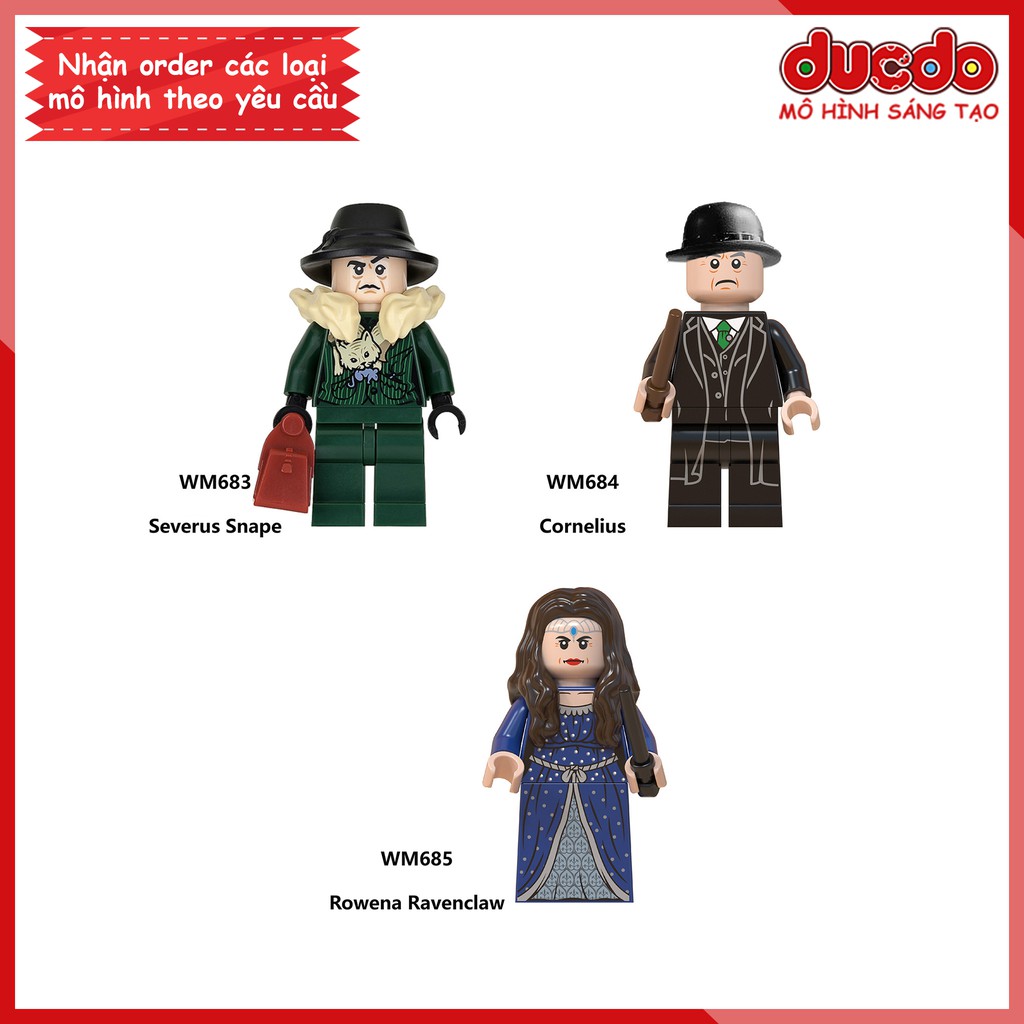 Minifigures các nhân vật trong Harry Potter - Đồ chơi Lắp ghép Xếp hình Mini Mô hình WM WM6059