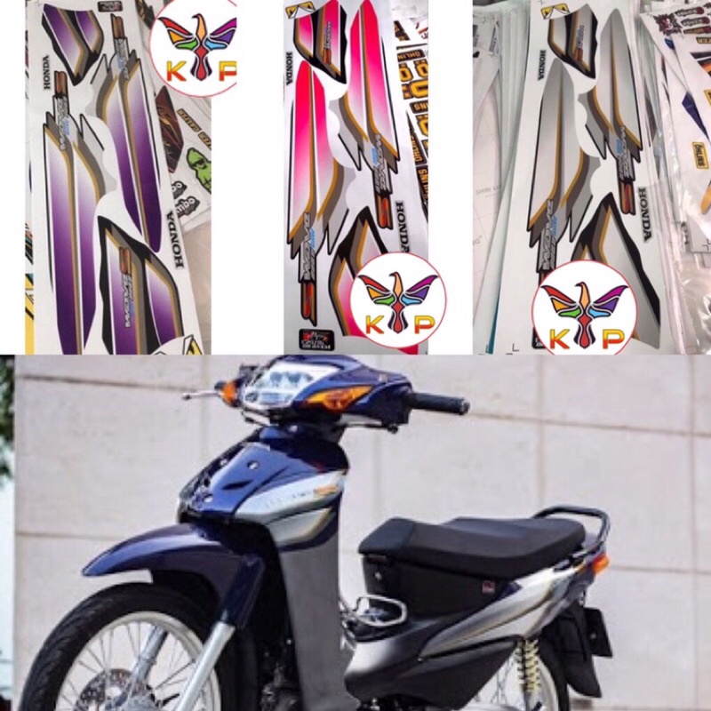 (Nhiều Màu) Tem xe wave S 110,tem 3 lớp hàng cao cấp